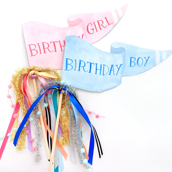 Birthday Girl Party Pennant – Cami Monet